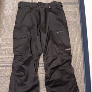 Burton Mens DryRide Large Snowboard Pants Insulated Waterproof Black